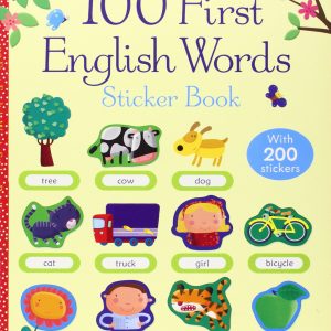 100 First English Words Sticker Book
